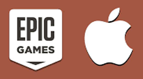 Epic Games och Apple logotyp